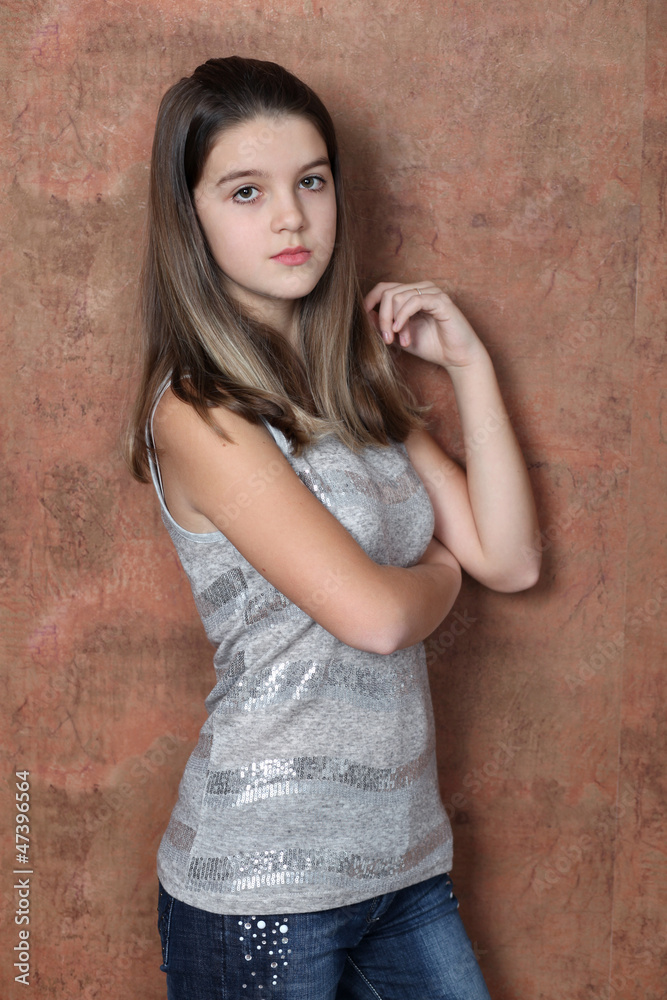 Portrait of pretty little girl Portrait of pretty little girl