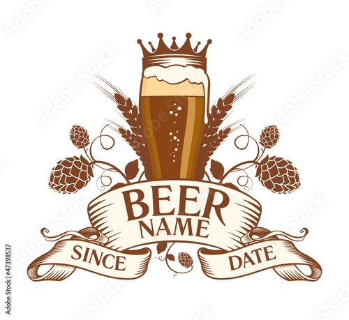 Beer design template