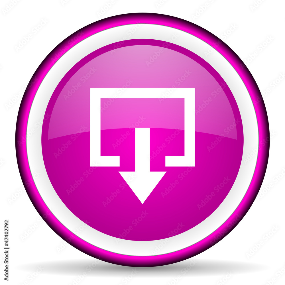 exit violet glossy icon on white background exit violet glossy icon on white background