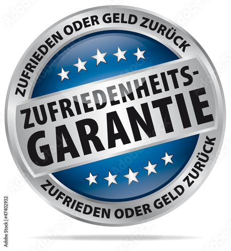 Zufriedenheitsgarantie – zufrieden oder Geld zurück