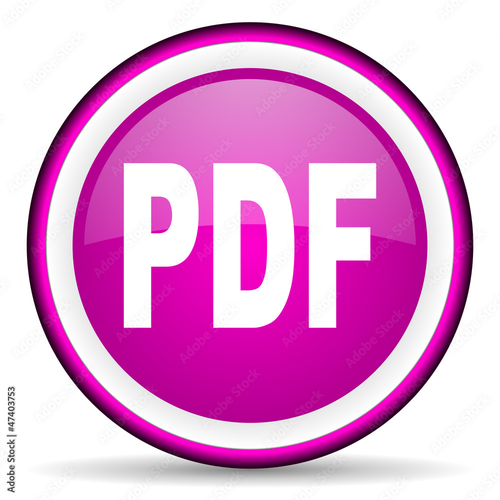 pdf violet glossy icon on white background pdf violet glossy icon on white background