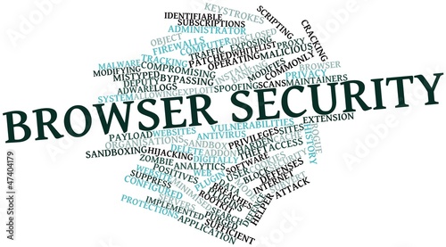 Word cloud for Browser security photo