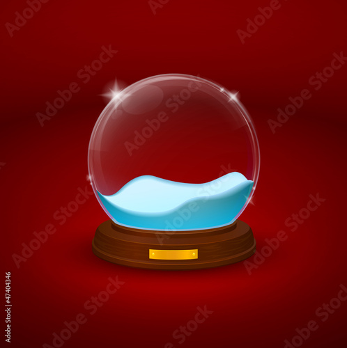 snow-dome or crystal ball