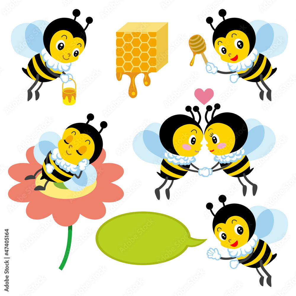 Honeybee Character set Honeybee Character set