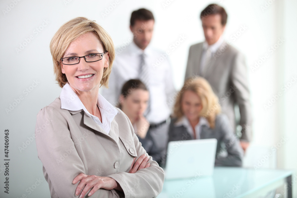 portrait of a businessteam portrait of a businessteam