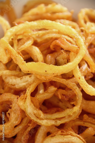 Obraz na płótnie Onion rings w salonie