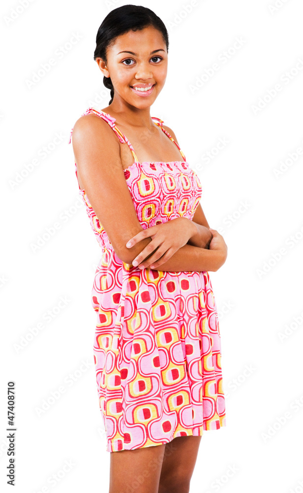 Portrait Of Teenage Girl Standing Portrait Of Teenage Girl Standing
