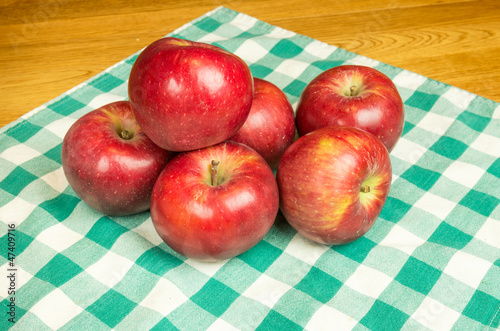 Group of Winesap apples photo