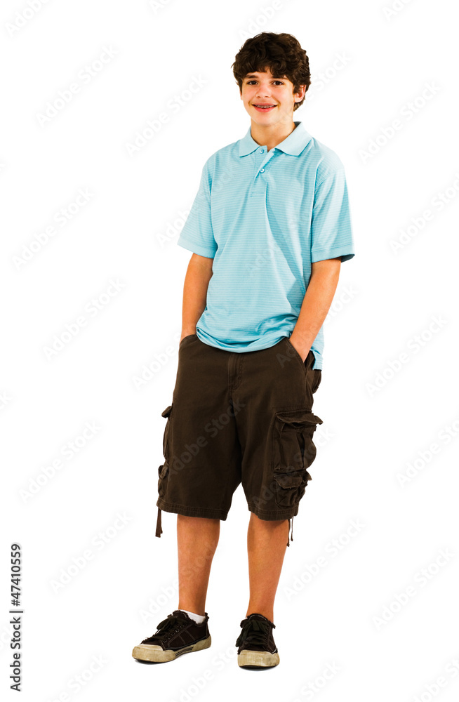 Fototapeta premium Close-up of boy posing