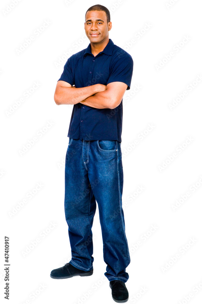 Happy man posing Happy man posing
