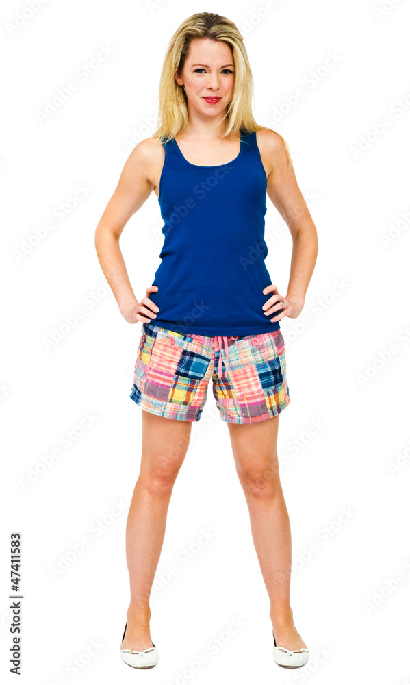 Fototapeta premium Caucasian woman posing