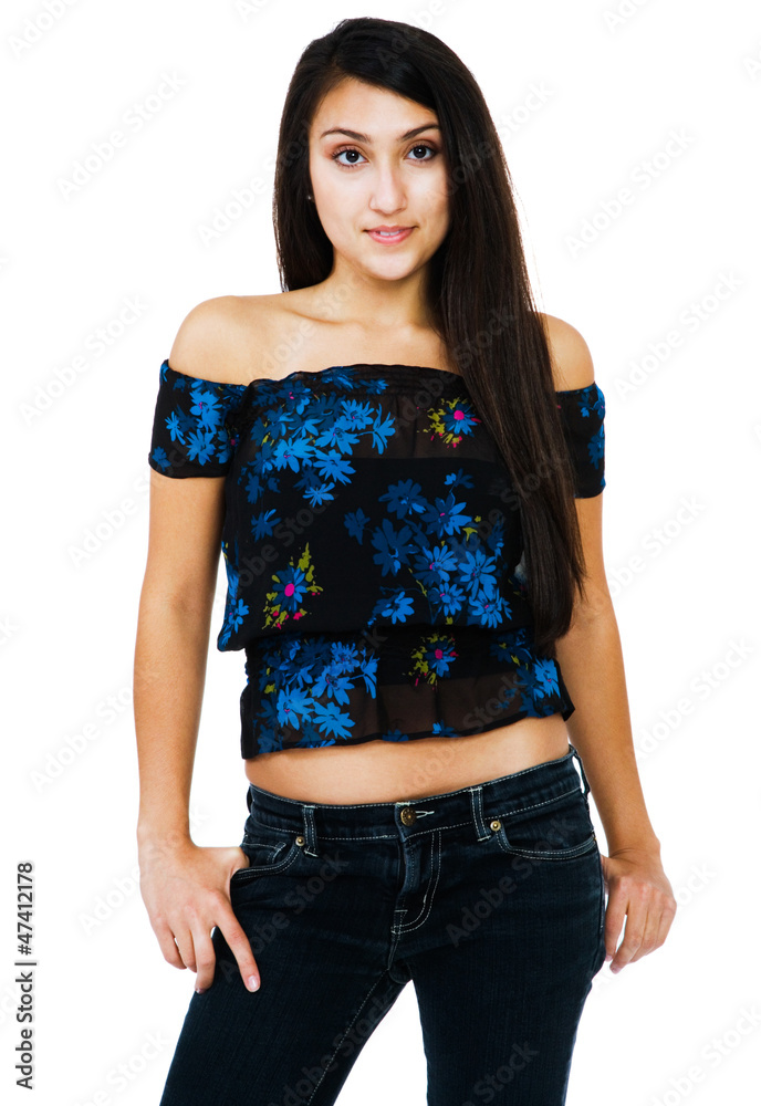 Fototapeta premium Woman smiling