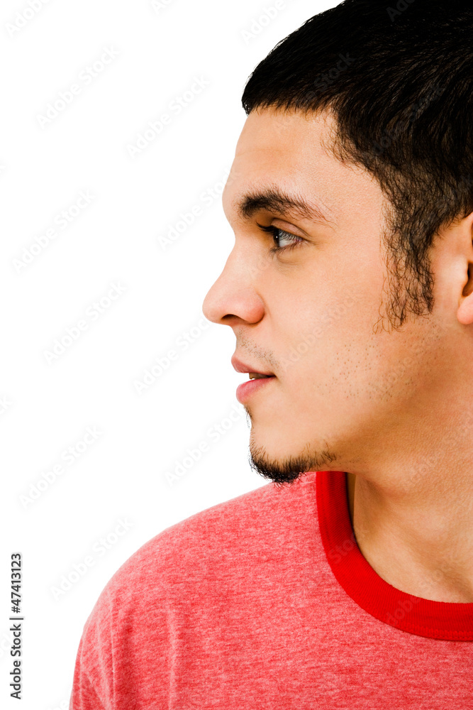 Obraz premium Close-Up Of Man Thinking