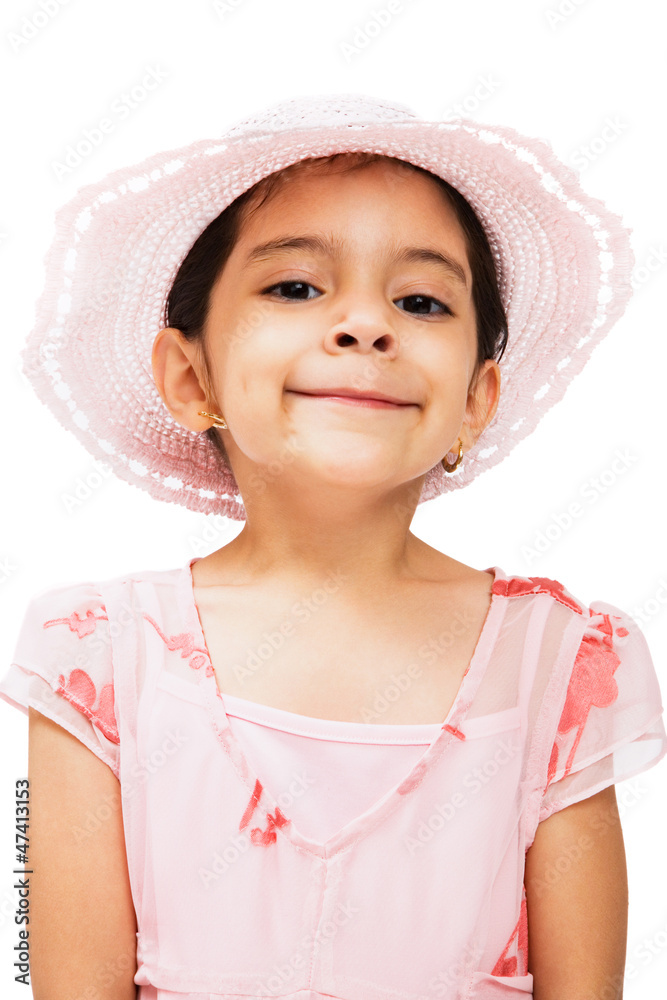 Smiling girl posing Smiling girl posing