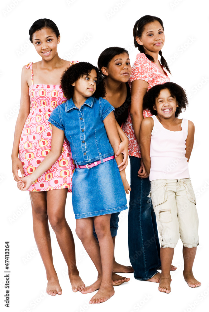Fototapeta premium African American friends standing
