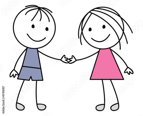 Girl and boy