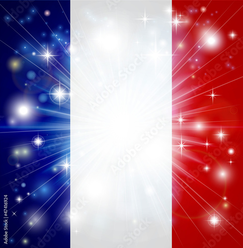 French flag background