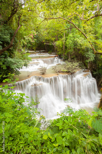 Tropical Rain forest waterfall © vichie81