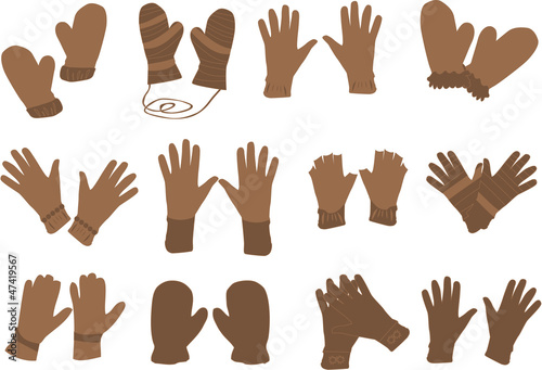 gloves - Vector