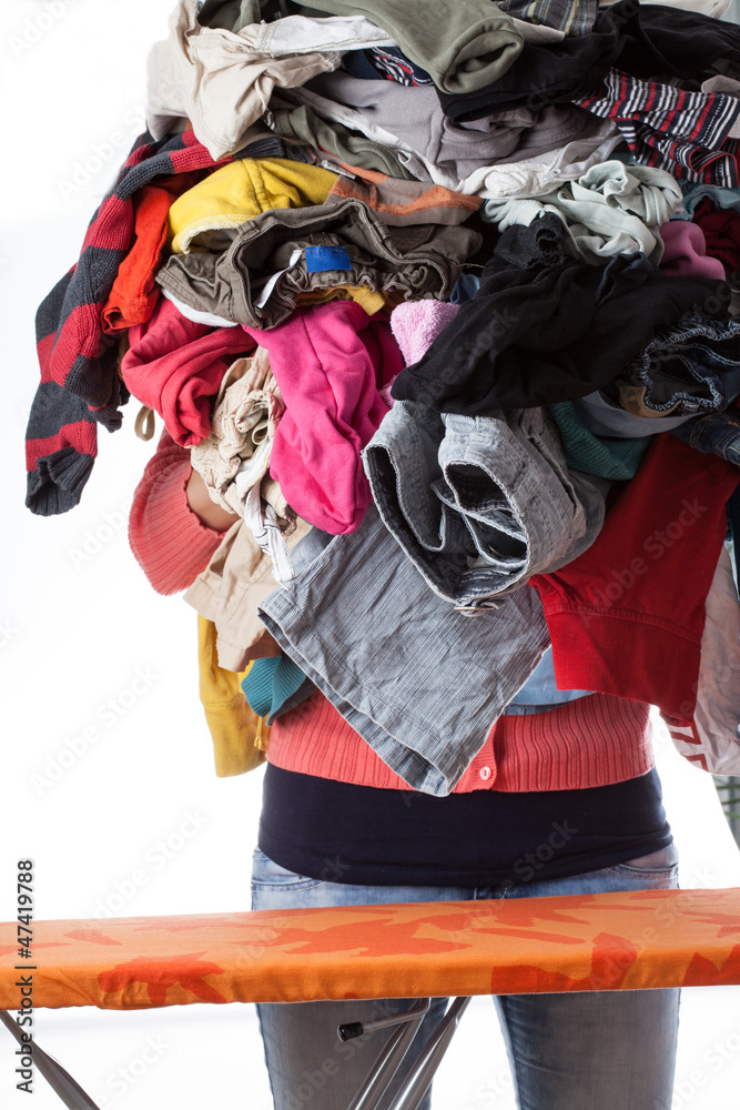 Huge pile of clothes