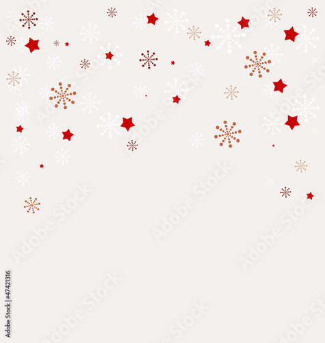 Snow fall. Winter background.