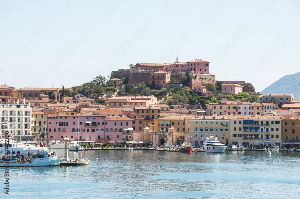 Festung Stella, Altstadt, Hafen Portoferraio, Elba, Italien