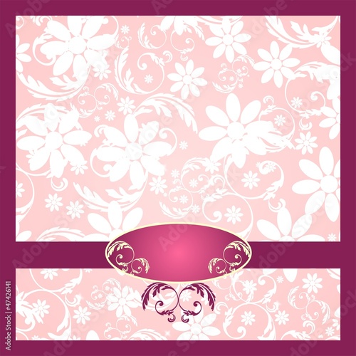 Elegant Flower Decoration - pink