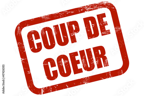 Grunge Stempel rot COUP DE COEUR