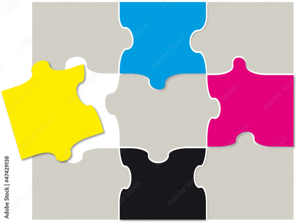 Druck - CMYK - Prozessfarben - offset - werbung - logo