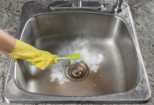 Photography Cleaning the kitchen sink