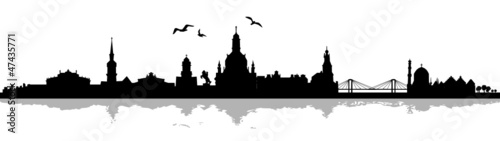 Skyline Dresden Schatten
