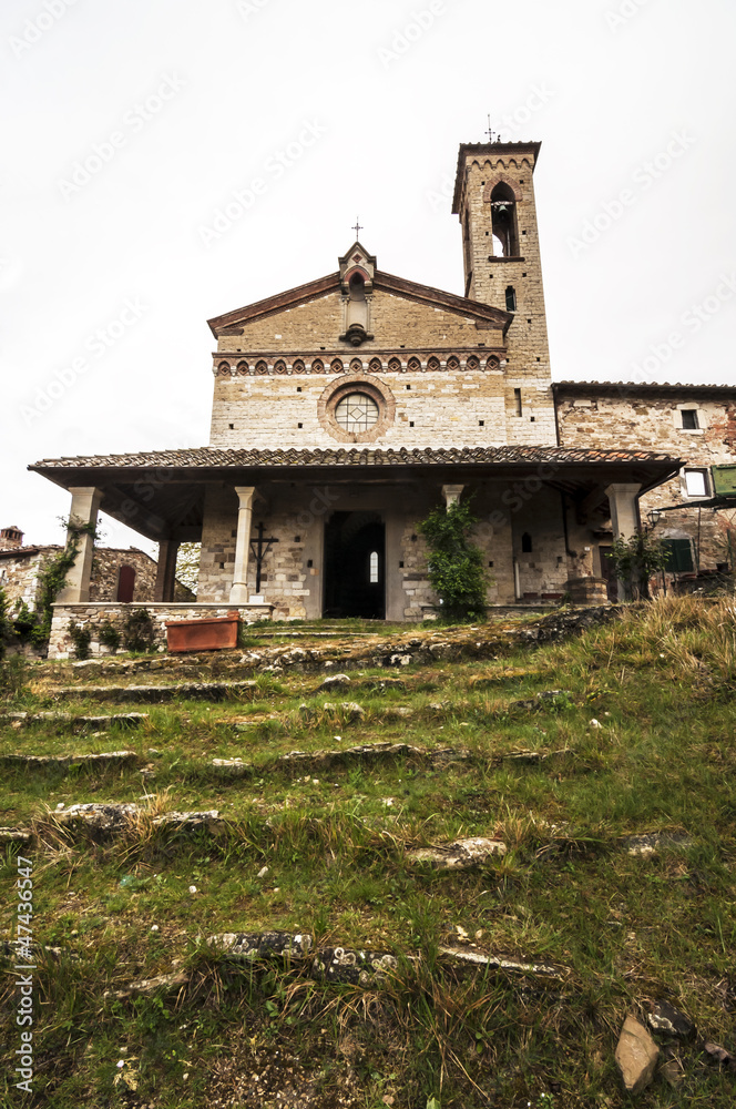 old tuscan church