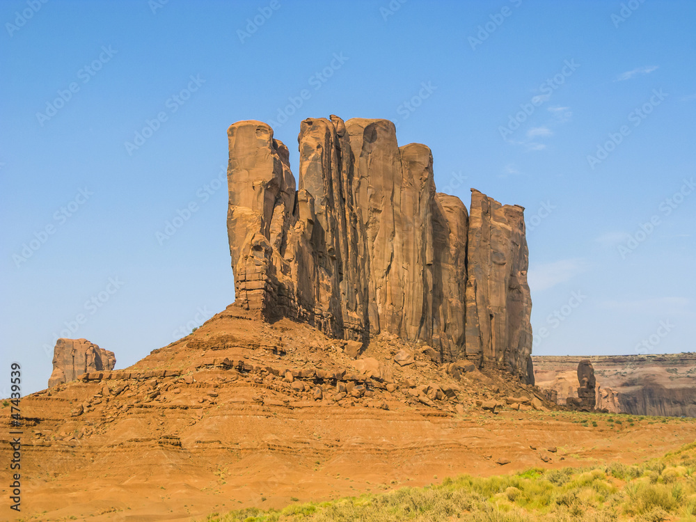 Fototapeta premium Monument Valley, beautiful sandstone rock Camel Butte