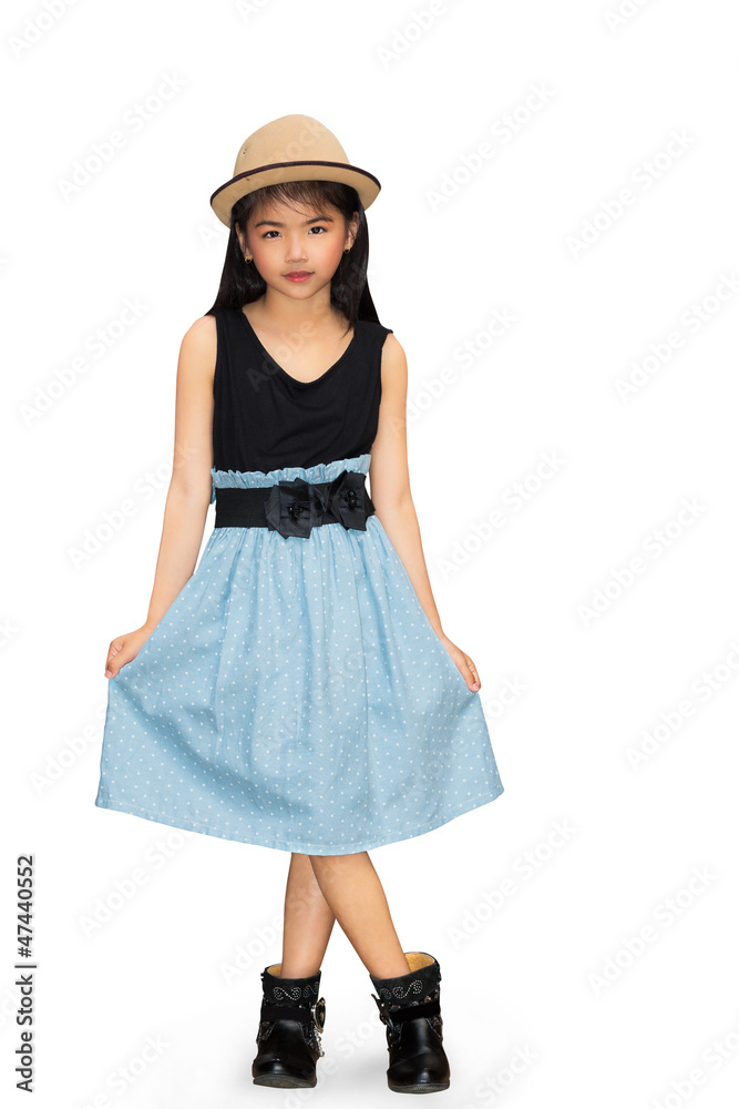 A portrait of asian little girl A portrait of asian little girl