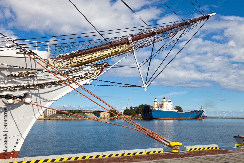 Fototapeta premium View port of Gdynia, Poland.