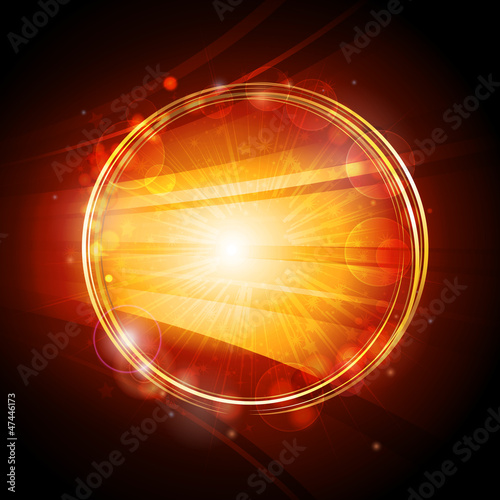 Glowing circle background