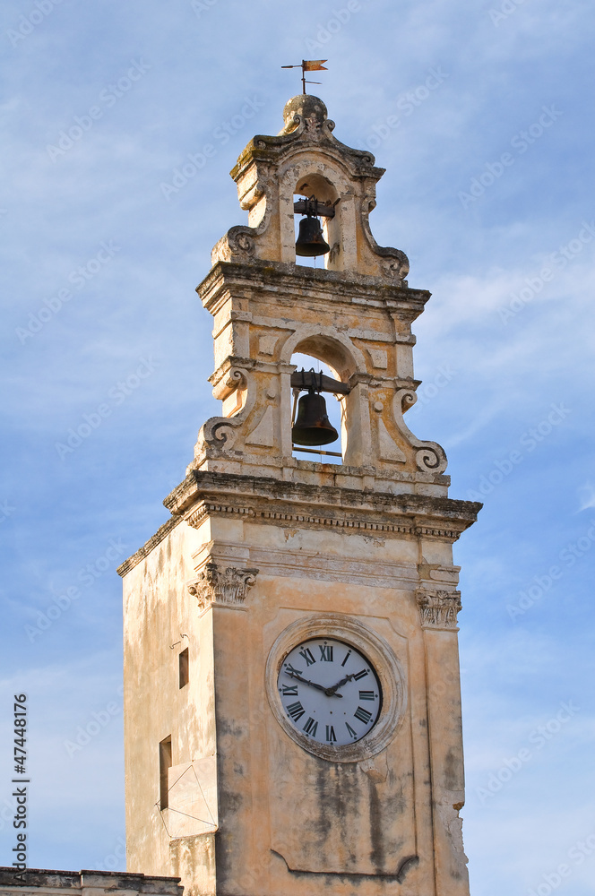 Clocktower. Galatone. Puglia. Italy.