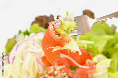 サーモンサラダ