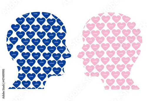 Couple lovers vector