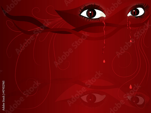 Vampire eyes