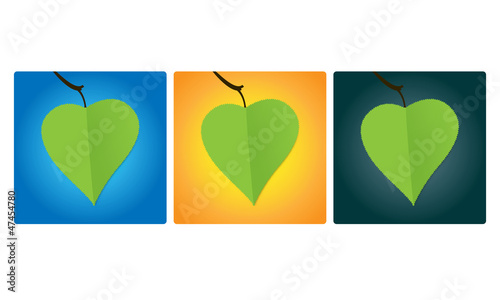 Leaf heart