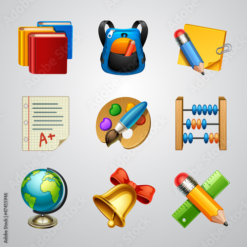 School icons-set 4
