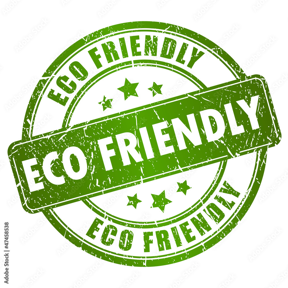 Vector eco friendly stamp Stock Vector Adobe Stock