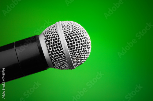 Professional microphone photo