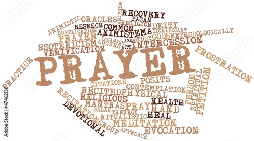 Photography Word cloud for Prayer