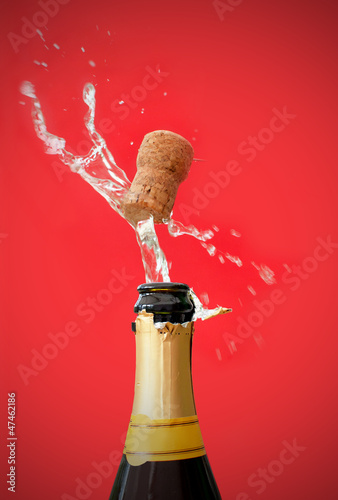 Champagne  bottle opening