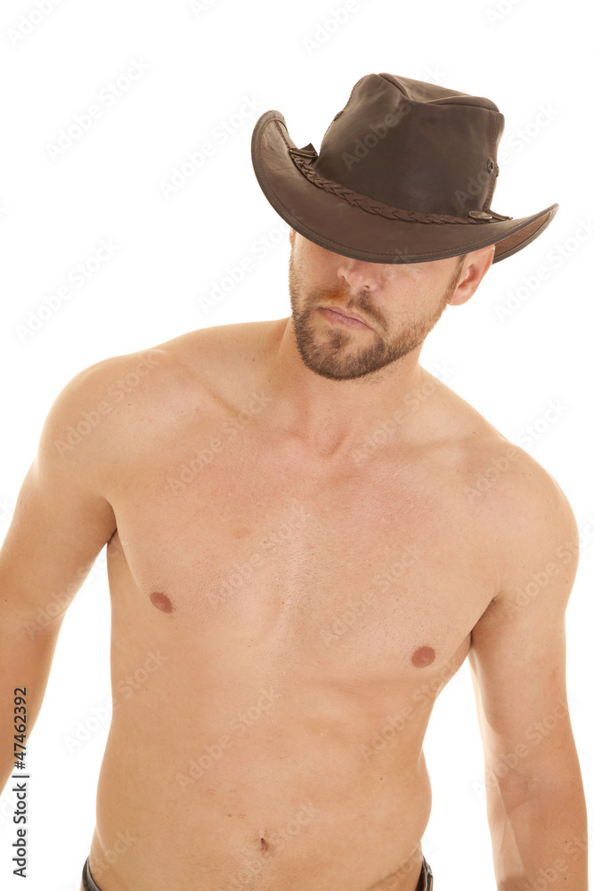 look away hat bare chest look away hat bare chest