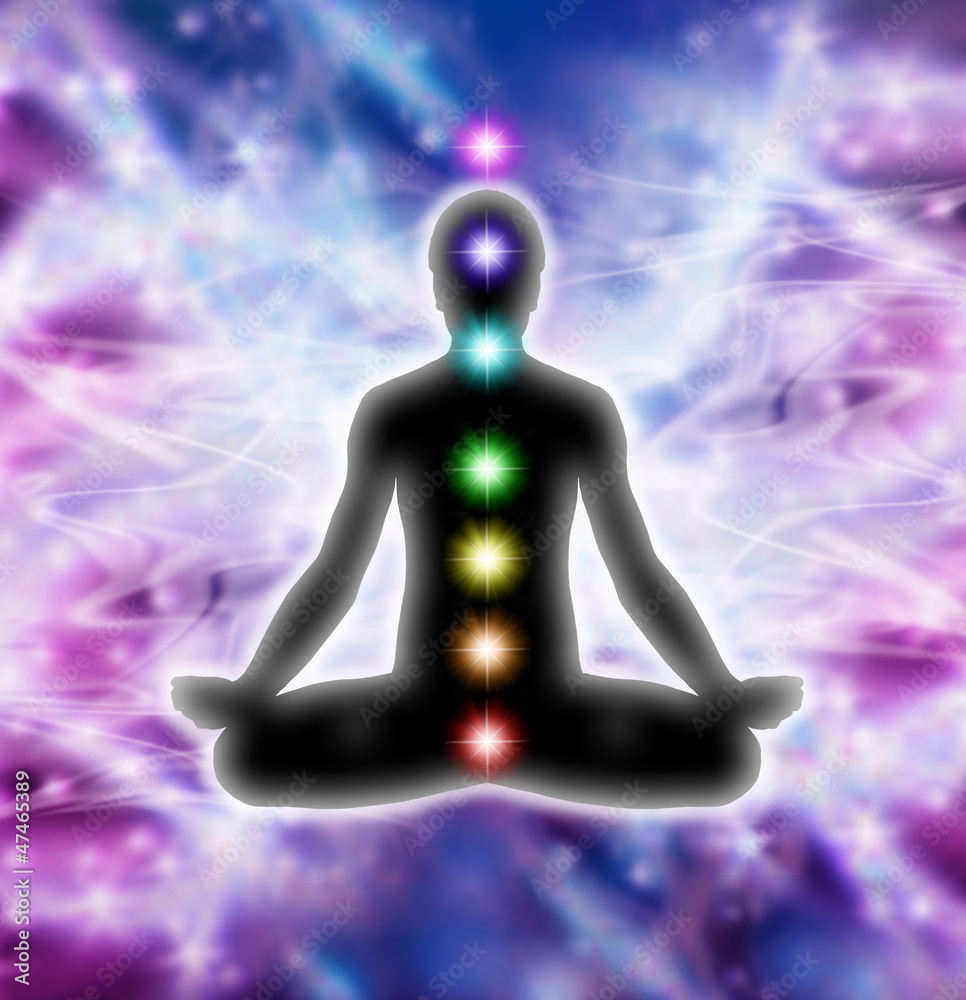 Quantum Meditation Stock Illustration | Adobe Stock