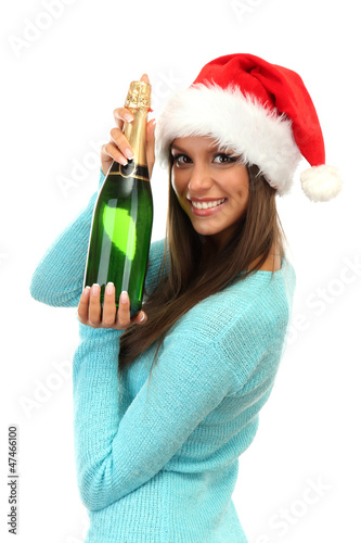 beautiful young woman with ...
