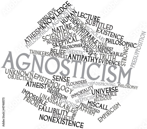 Word cloud for Agnosticism photo